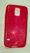 Cover for Samsung Galaxy S5 TPU clear pink case (OEM)